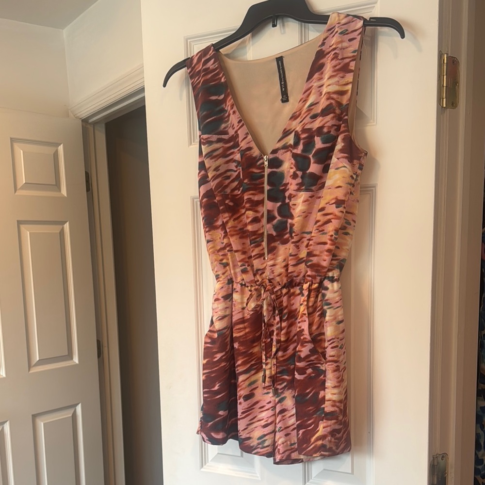 Stylish Multicolor Sleeveless Romper
